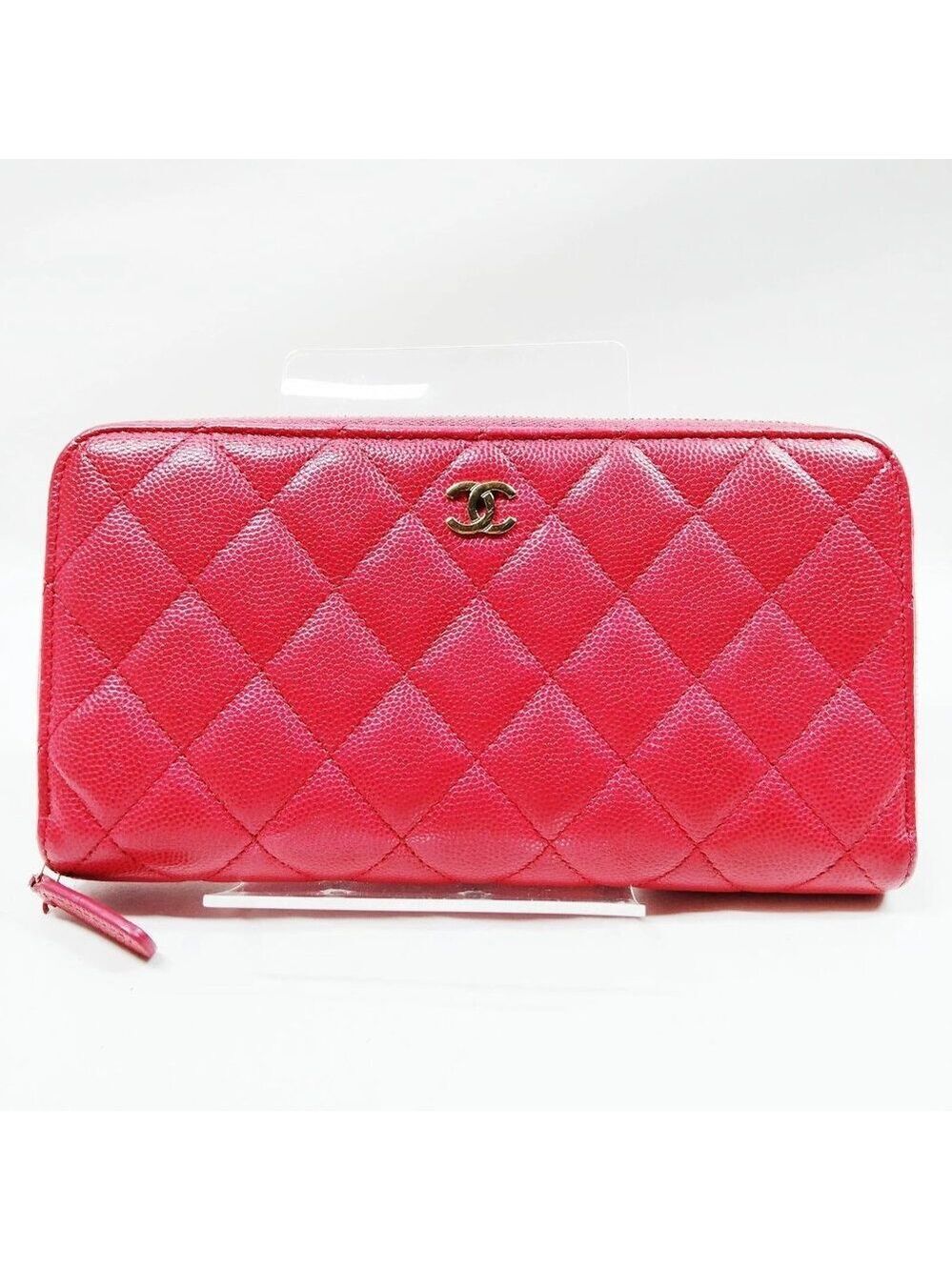 Chanel Long Wallet Pink CaviarSkin 597-070925